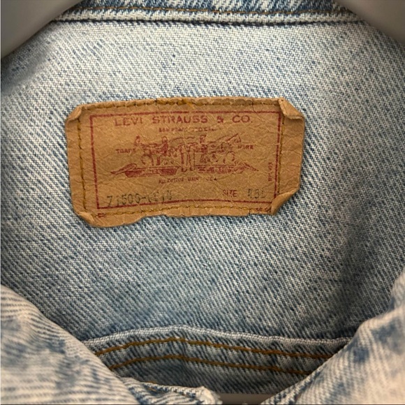 Vintage Levi’s Jean Jacket Sashiko Repaired - Picture 8 of 10